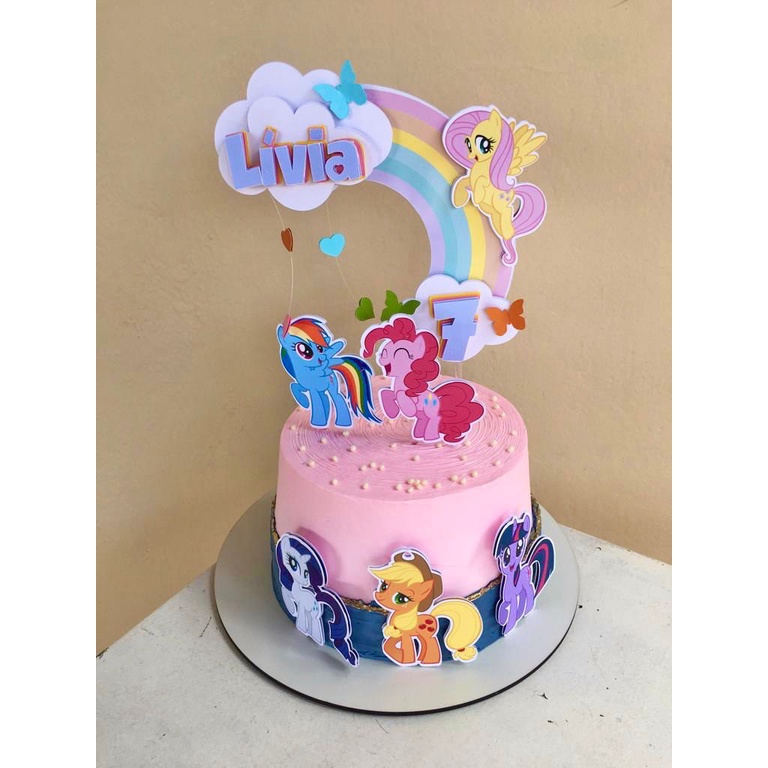 Topper de Bolo Personalizado My Little Pony